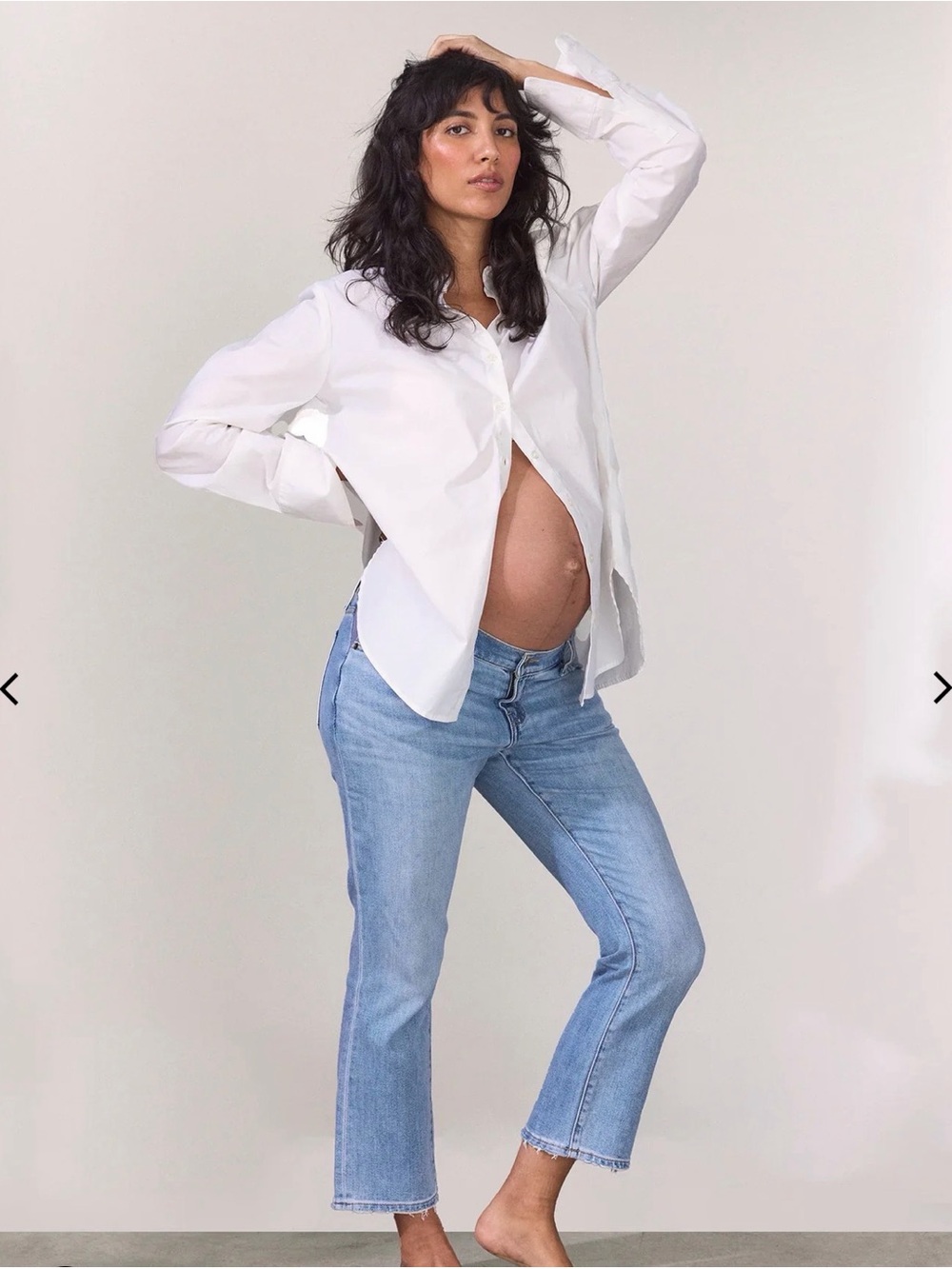 HATCH - The Crop Maternity Jean Size 28